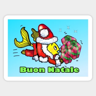 SantaFish-intalian Sticker